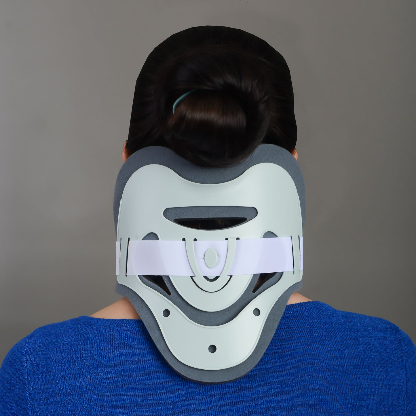 ProGlide Cervical Collar — 2-Piece Neck Brace with 12 Height Adjustments, Breathable Plush Padding, Tracheal Access — Relieves Neck Pain, Whiplash, Post-Surgery Recovery, MRI Compatible