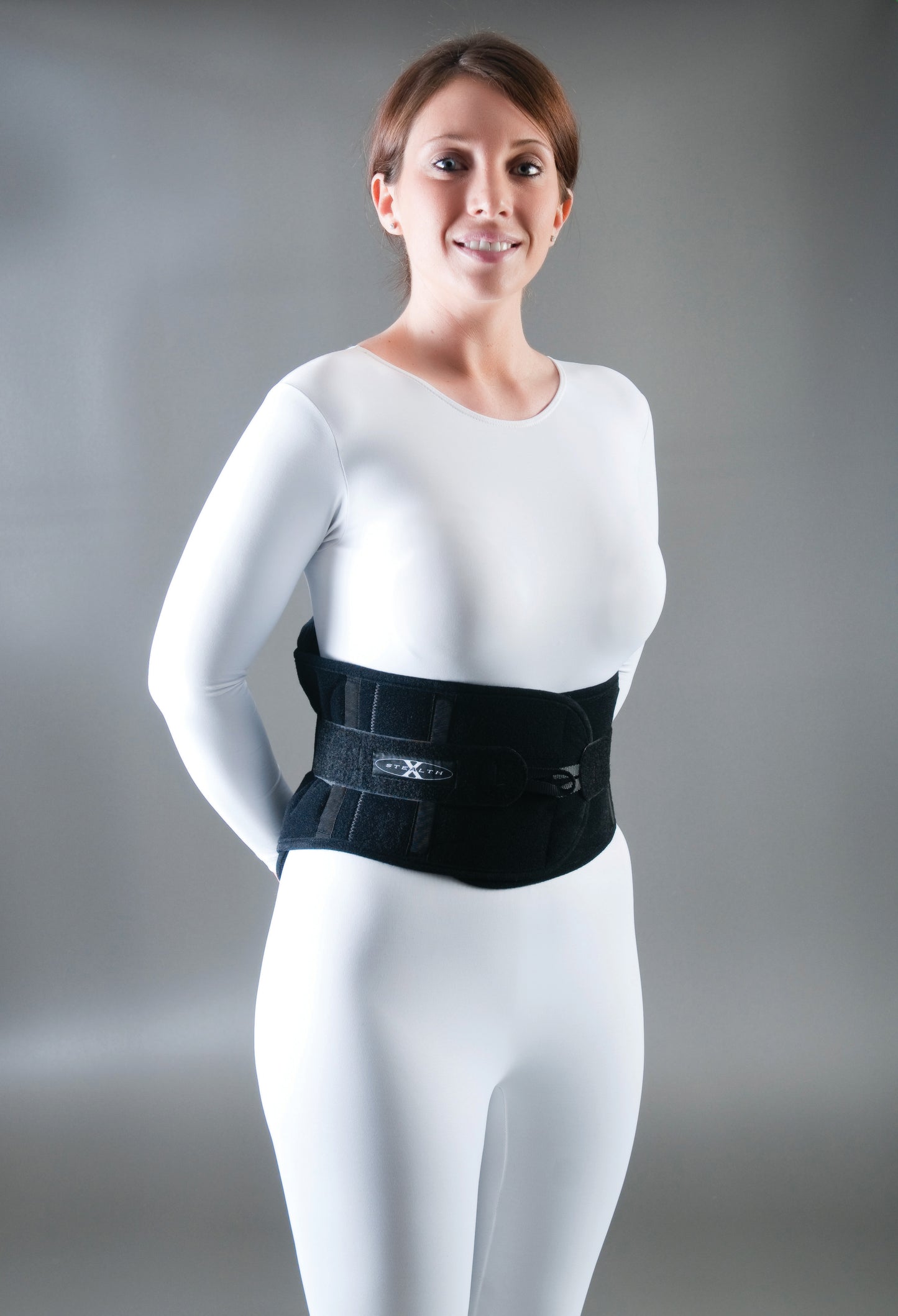 Ortho Smart Stealth PRO2 Back Brace for Spinal Support with Customizable Panels and Anatomical Fit